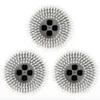Cimex CR48CM 8" White Soft Nylon Carpet Scrubbing Brushes - Pack Of 3
