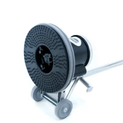 CleanFreak® 17" Heavy Duty Floor Buffer W/ Pad Driver -Clean Freak Shop cleanfreak 225fp 17 inch removable handle floor buffer under side view of pad driver