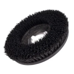 15" Floor Buffer Heavy Duty Floor Stripping Brush W/ 80 Grit Impregnated Black Nylon Bristles (13" Actual Diameter)