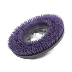 17" Floor Buffer Extra Heavy Duty Floor Stripping Brush W/ 46 Grit Impregnated Purple Nylon Bristles (15" Actual Diameter)