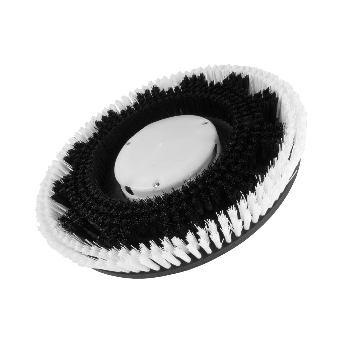 20" Floor Buffer Carpet Scrubbing Brush W/ Carpet Glide - White & Black Nylon Bristles (18" Actual Diameter) 1 20" Floor Buffer Carpet Scrubbing Brush W/ Carpet Glide - White & Black Nylon Bristles (18" Actual Diameter)