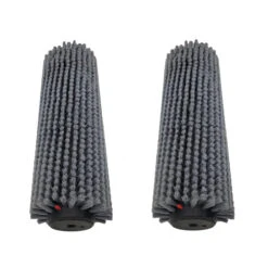 Tornado® 9" Gray Soft Bristle Cylindrical Floor Scrubbing Brushes (#93172.1) For The 'Vortex 9' CRB Scrubber - Pack Of 2